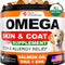 Omega 3 for Dogs Dog Skin and Coat Supplement Fish Oil for Dogs