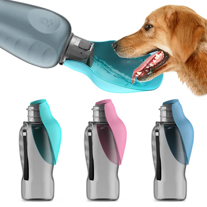 Portable Dog Water Bottle for Big Dogs Pet Outdoor Travel Hiking Walking Foldable Drinking Bowl Golden Retriever Supplies