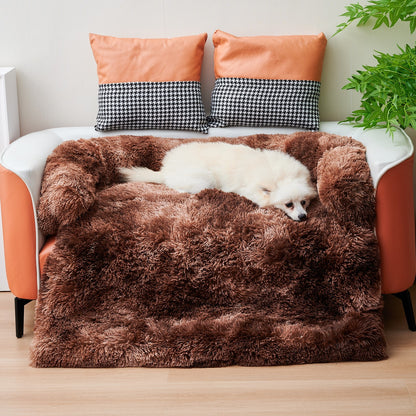 Dog Bed Mat for Couch - Non-Slip & Machine Washable Sofa Cushion - Comfortable Pet Pad for Large Dogs & Cats - 43x41x7 Inch