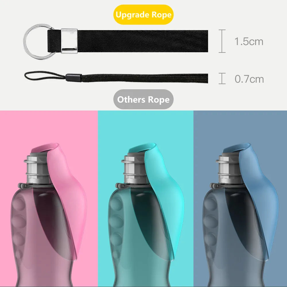 Portable Dog Water Bottle for Big Dogs Pet Outdoor Travel Hiking Walking Foldable Drinking Bowl Golden Retriever Supplies