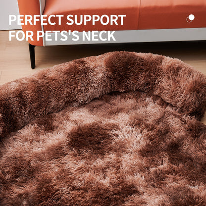 Dog Bed Mat for Couch - Non-Slip & Machine Washable Sofa Cushion - Comfortable Pet Pad for Large Dogs & Cats - 43x41x7 Inch