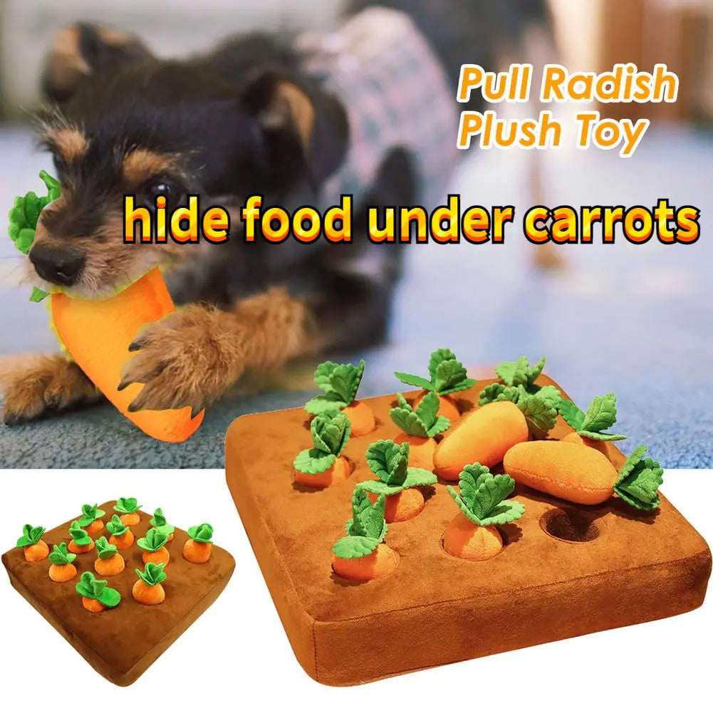 Interactive Carrot Snuffle Toy 🐕