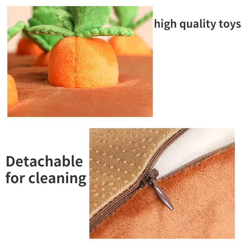 Interactive Carrot Snuffle Toy 🐕