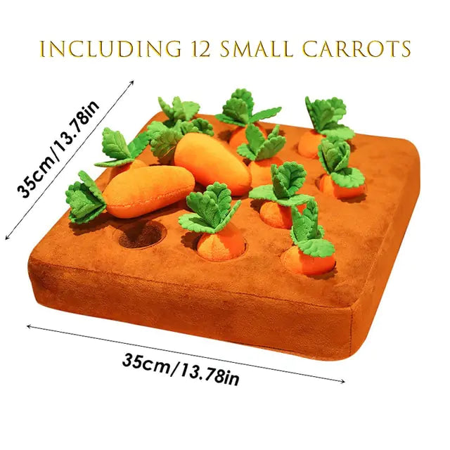 Interactive Carrot Snuffle Toy 🐕