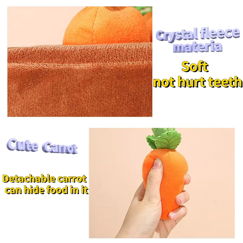 Interactive Carrot Snuffle Toy 🐕