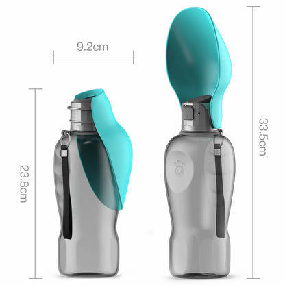 Portable Dog Water Bottle for Big Dogs Pet Outdoor Travel Hiking Walking Foldable Drinking Bowl Golden Retriever Supplies
