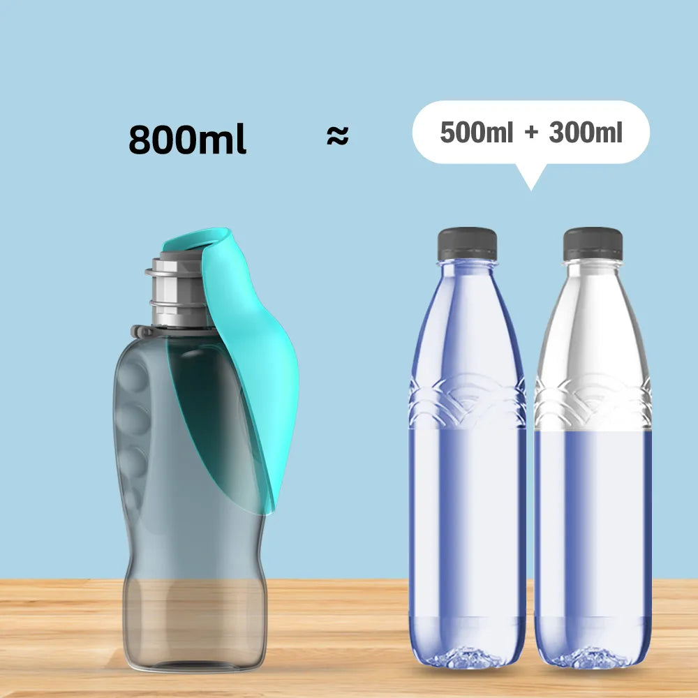 Portable Dog Water Bottle for Big Dogs Pet Outdoor Travel Hiking Walking Foldable Drinking Bowl Golden Retriever Supplies